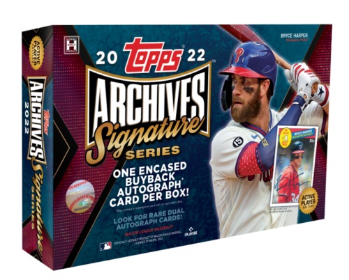 2022 Topps Archives Signature Series MLB Baseball Hobby Box - ACTIVE Player Edition